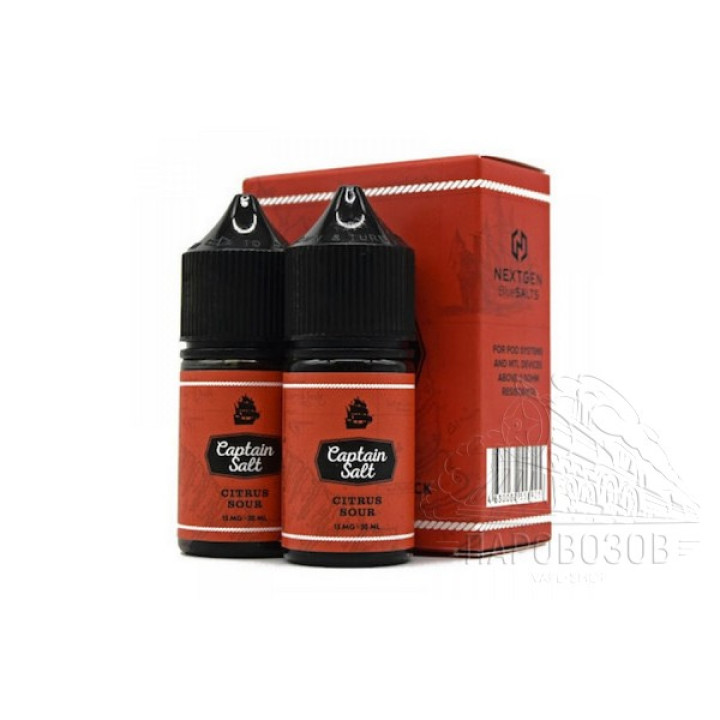 Captain - Citrus Sour 2x30ml Salt (15 мг)