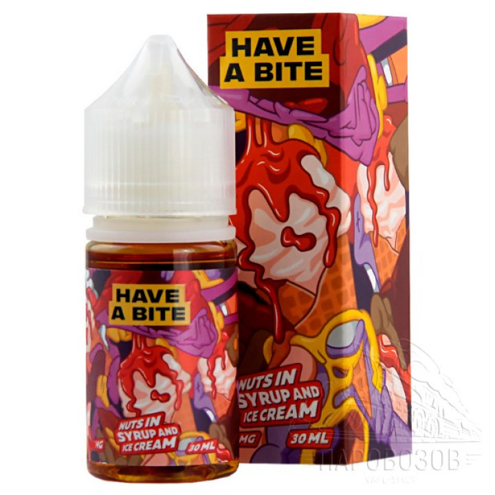 HAVE A BITE SALT 40mg Nuts In Syrup&Ice Cream 30ml