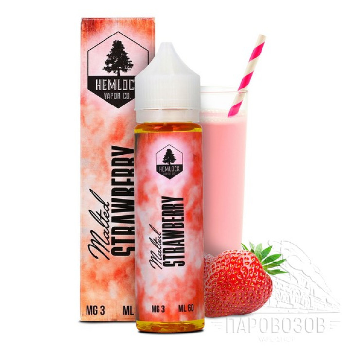 Hemlock - Malted Strawberry 60ml (3 мг)