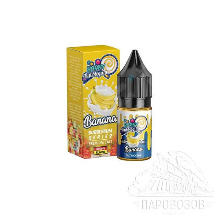 HORNY BUBBLEGUM SALT 35mg Banana 30ml