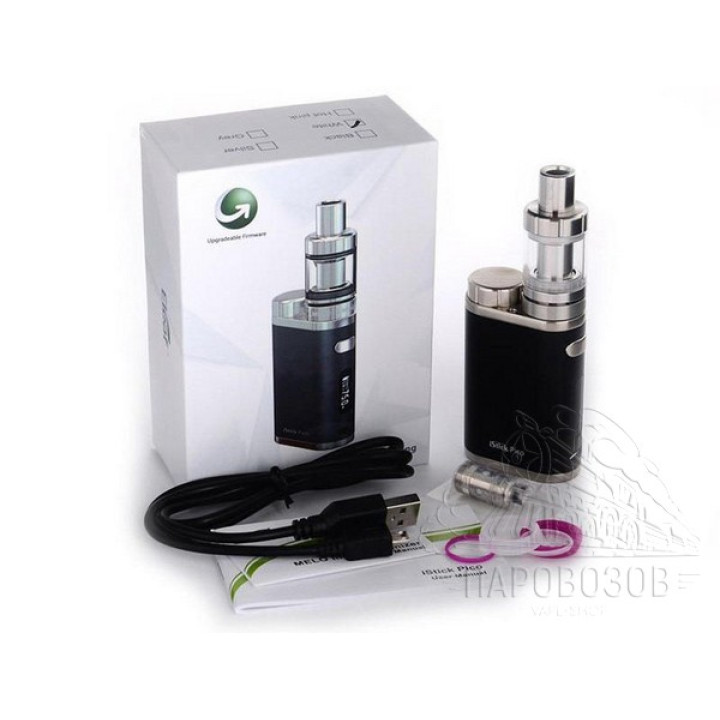Комплект Eleaf iStick Pico 75W TC + Бак MELO III Mini 2ml (CLONE) (Черный)