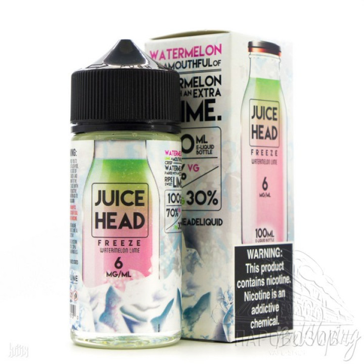 Juice Head - Watermelon Lime FREEZE 100ml (6 мг)