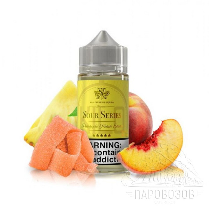 KILO SOUR Pineapple Peach (Cмесь сладких ананасов) 100 мл 3 мг
