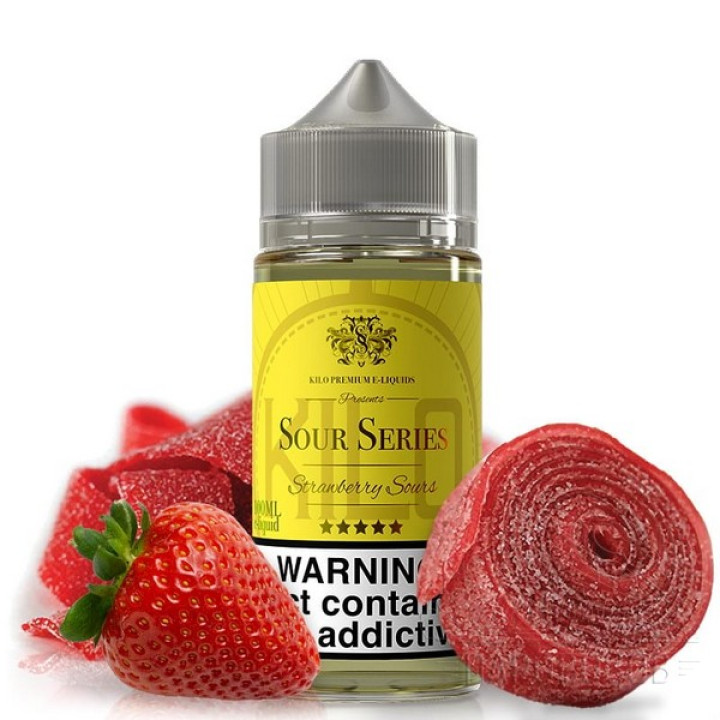 KILO SOUR Strawberry (Кислый клубничный мармелад) 100 мл 3 мг