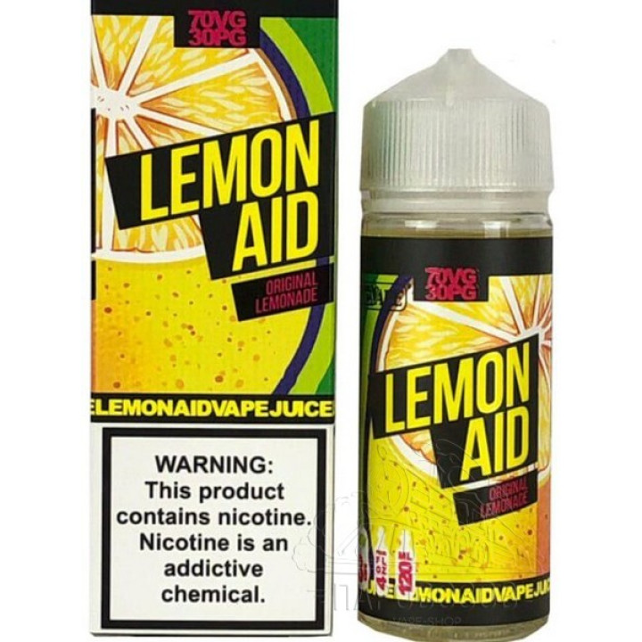 Lemon Aid ORIGINAL LEMONADE (Освежающий лимонад с цедрой лимона) 120мл 3 мг