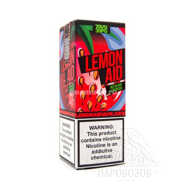 Lemon Aid RED BERRY (Освежающий лимонад с клубничным сиропом) 120мл 3 мг