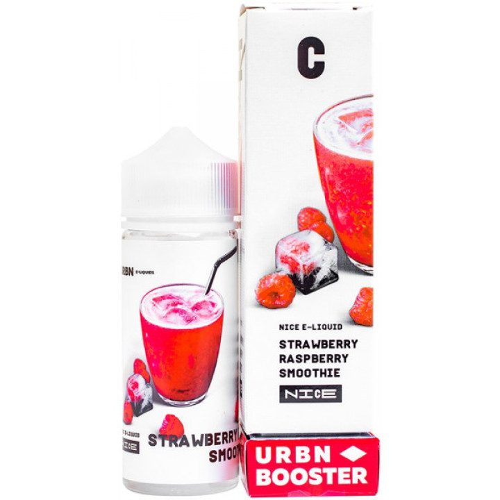 Shortfill NICE Strawberry Raspberry Smoothie 95мл 0мг