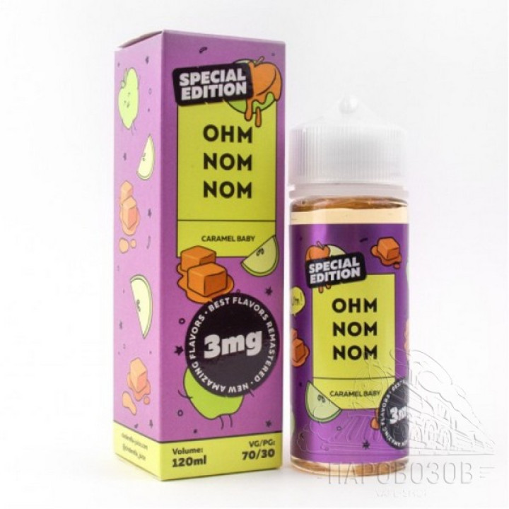 OHM NOM NOM SE Caramel Baby 120мл 3мг