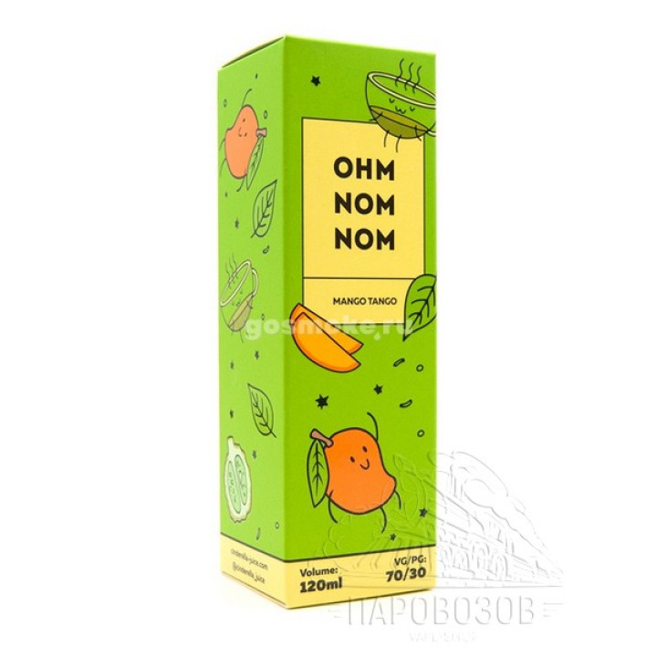 OHMNOMNOM MANGO TANGO 120 ml (Крепость 0 мг )
