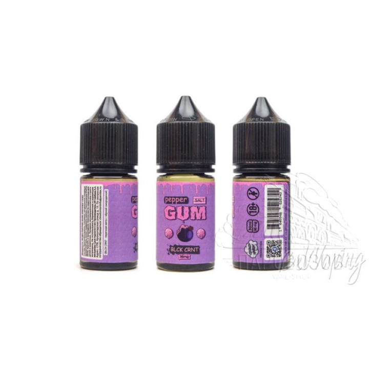 PEPPER GUM SALT 36 BLCK CRNT 30ml