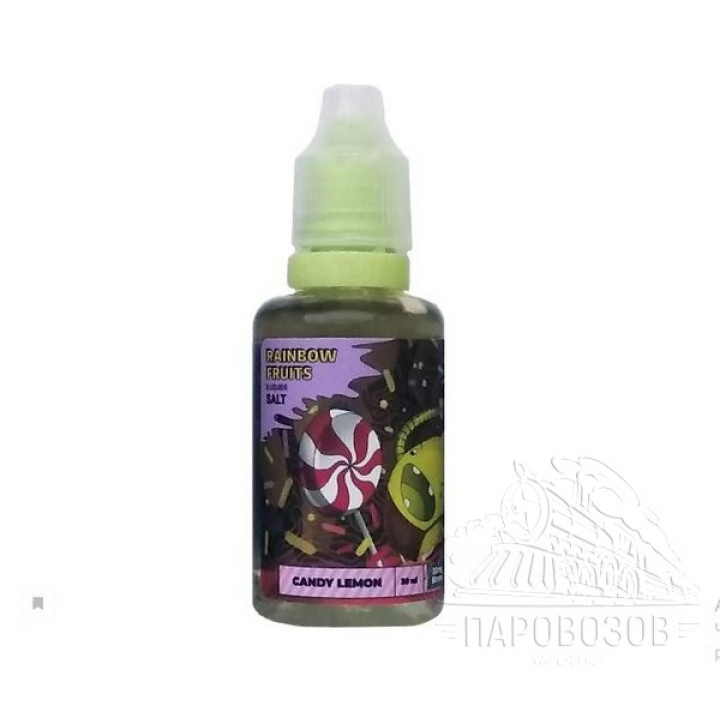 RAINBOW FRUITS SALT STRONG 20mg Candy Lemon 30ml