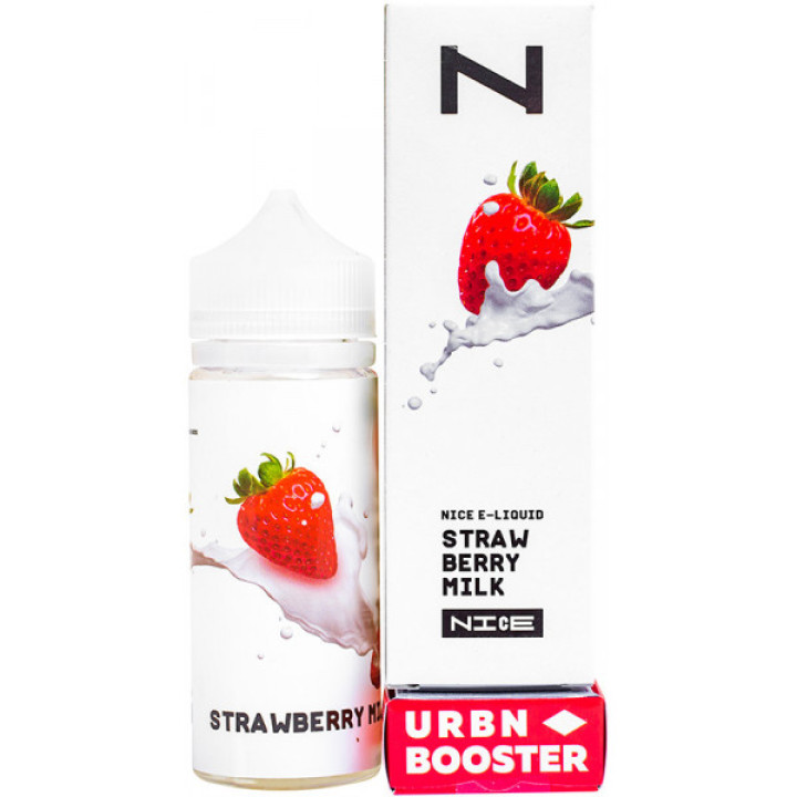 Shortfill NICE Strawberry Milk 95мл 0мг