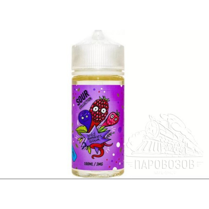 SOUR Collection - Wild Barries 100ml - 3mg
