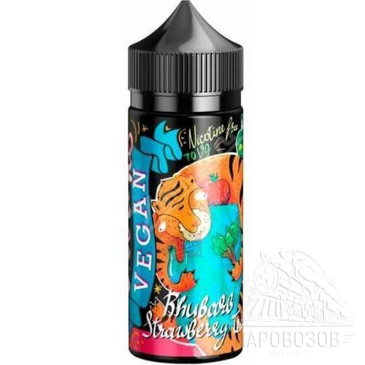 Viva Las Vegan Rhubarb Strawberry Tea 95мл 0мг