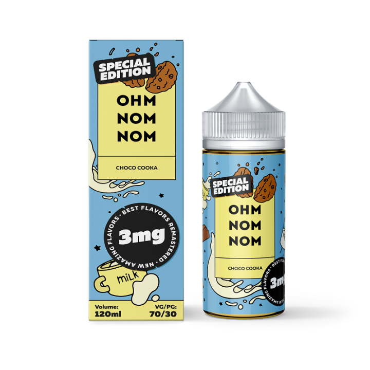 OHM NOM NOM SE Choco Cooka -3 мг/120 мл