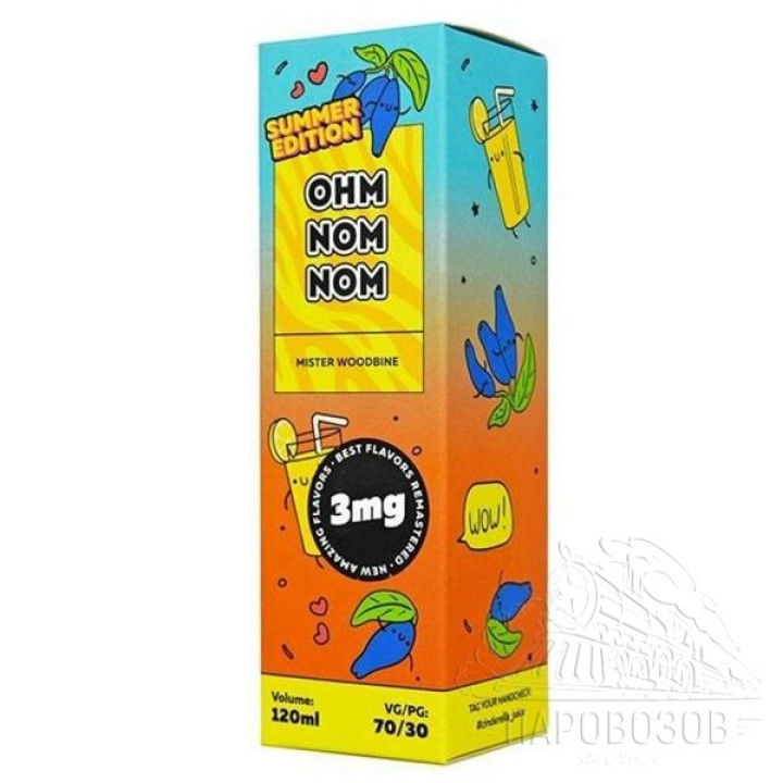 OHM NOM NOM Summer Mister Woodbine 120 мл 3мг