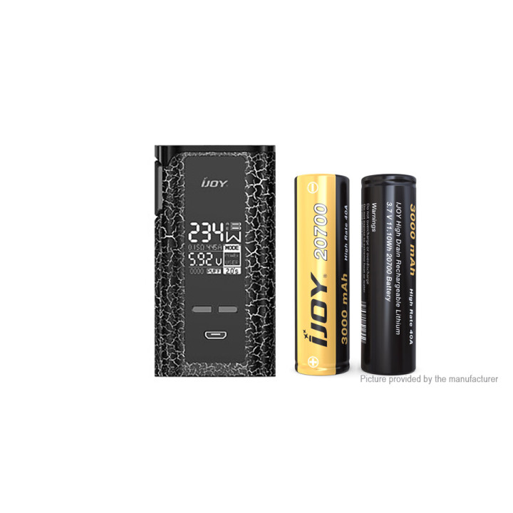 Бокс мод IJOY Captain PD270 Mod IJ-48B&W Черный+Белые точки