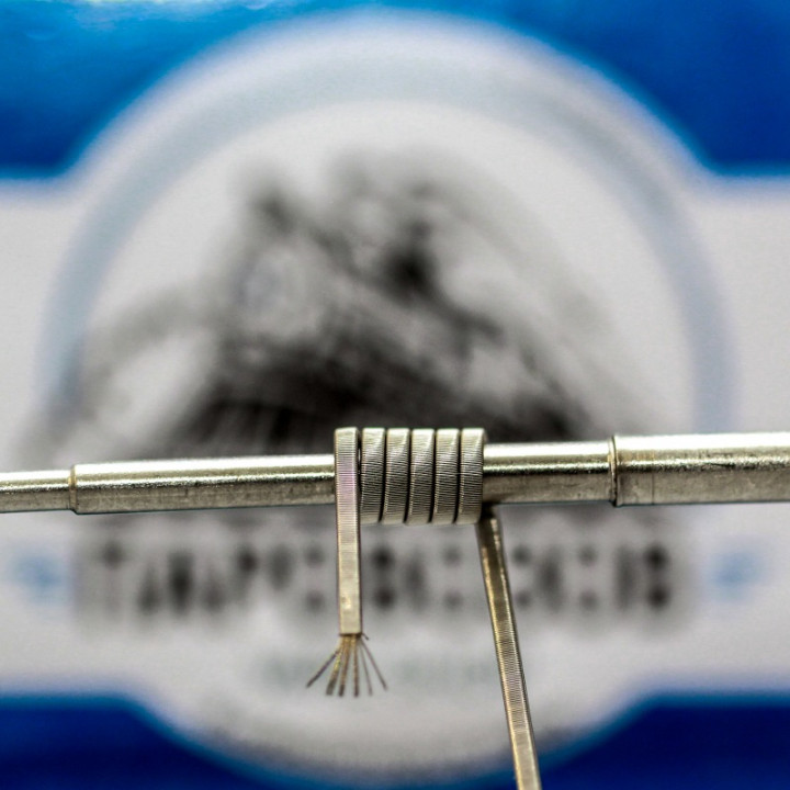 Framed staplle coil (SS316L 0.4x2+ni0.1|0.4x6 + Ni 0.1)
