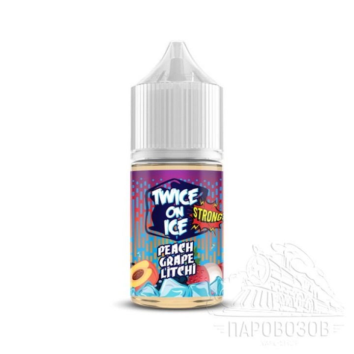 Twice On Ice Peach Grape Litchi 30 мл 20 STRONG