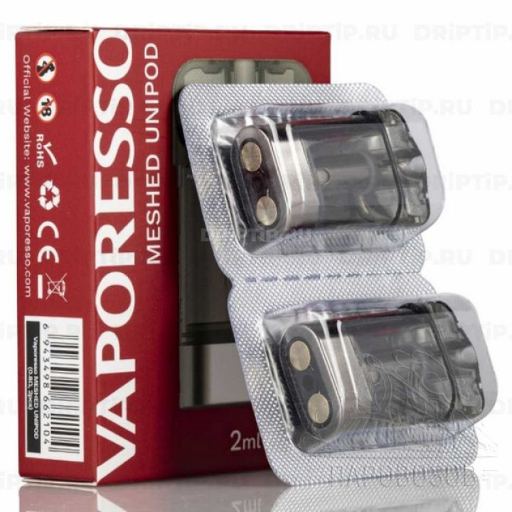 Картридж Vaporesso XTRA 2ml Meshed unipod 0.8ohm 